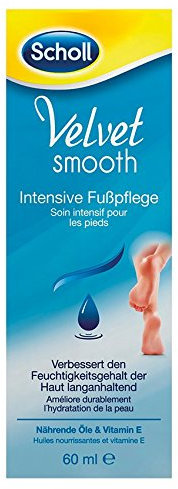 Scholl Velvet Smooth Intensive Foot Cream, Pack of 1 x 60 ml