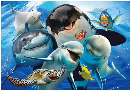 Anatolian 500 piece jigsaw puzzles - jigsaw puzzles for adults 500 pieces OCEAN SELFIE is ideal as gifts for the whole family and the jigsaw 500 pieces for adults is made of ESKA BOARD