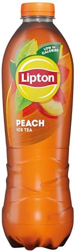 Lipton Peach Bottled Ice Tea 1.25 L, low calorie soft drink, 100% black tea extract