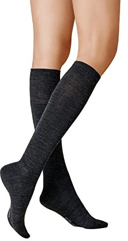 KUNERT Damen Kniestrümpfe Soft Wool Cotton weich