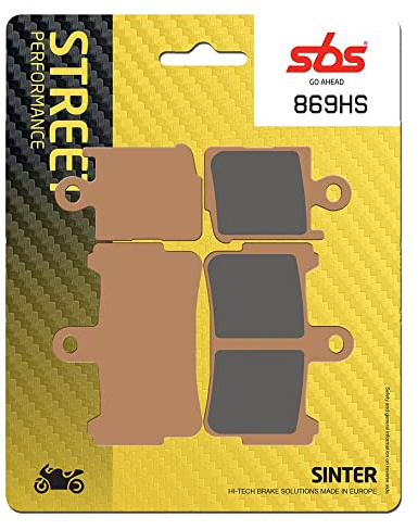 COPPIA PASTIGLIE FRENO 869HS 869 HS