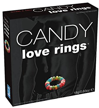 OV-Grosshandel Candy Love Rings 3er Süßigkeiten