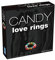 OV-Grosshandel Candy Love Rings 3er Süßigkeiten