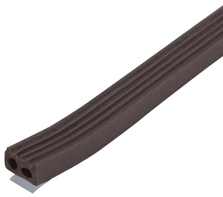 MD Building Premium Rubber Window Seal, Large Gaps, Brown, 10ft