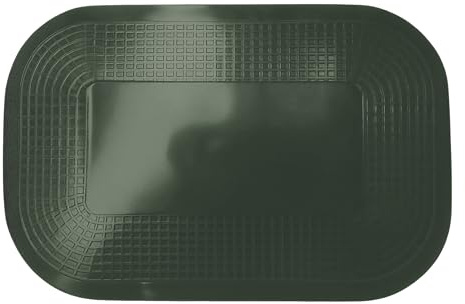 DYCEM Non Slip Rectangular Pad 35 x 25 cm, Green, Precut Adhering Pad, Grip Assistance, Non-Toxic, Prevents Objects From Sliding or Rolling, Ideal for Cups, Plates, & Eating Utensils
