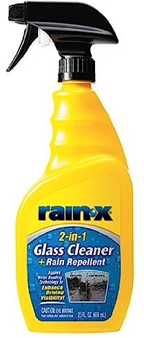 Rain-X 5071268-6PK 2-in-1 Glass Cleaner with Rain Repellent - 23 oz. (Pack of 6)
