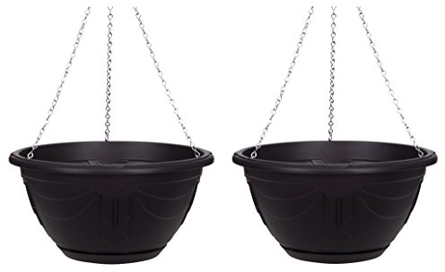 2 x Round Venetian Hanging Bas