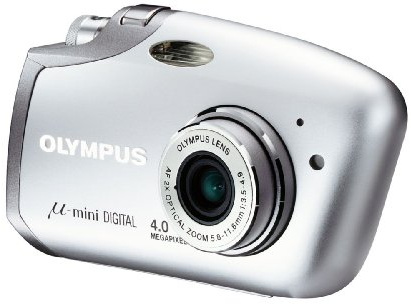 Olympus Mju Mini Digitalkamera (4 Megapixel) Jewellery Silver