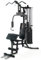 DKN Studio 7400 Compact Home Multi Gym Equipment w/Double Pulley, 80kg Weight Stack, Chest Station, Butterfly Press, Preacher Pad & Leg Developer for One Person Strength Training & Body Building