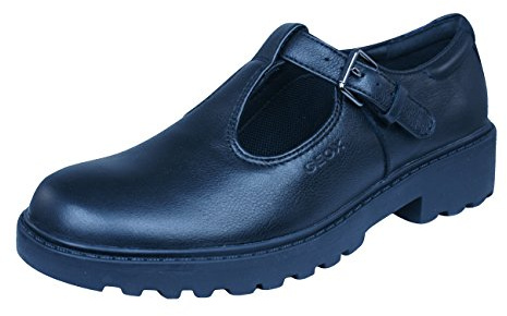 Geox J Casey Girl O, Girls' Lofer shoes, Black (Blackc9999), 7 UK (41 EU)