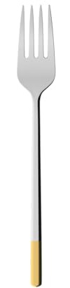 Villeroy & Boch Ella Serviergabel, 24,4 cm, Edelstahl, Teilvergoldet