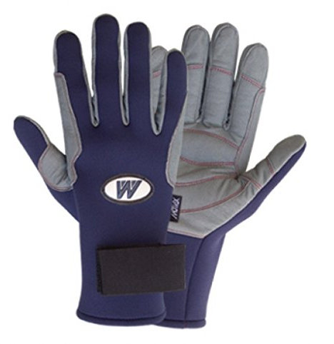 MOTIVEX Segelhandschuhe Neopren Farbe Blau volle Finger XXS