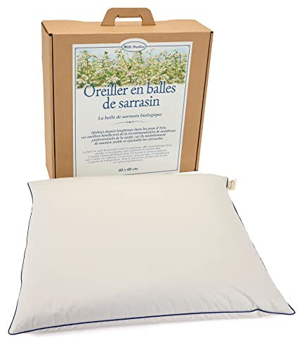 Oreiller en balles de Sarrasin Biologique - 60 x 60 cm