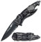 Tac Force Erwachsene TF-705FC Taschenmesser, Schwarz, L