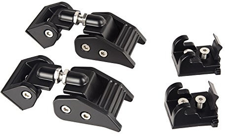 Rugged Ridge 11210.11 Motorhaubenfang Kit, schwarz, 07-18 Jeep Wrangler JK