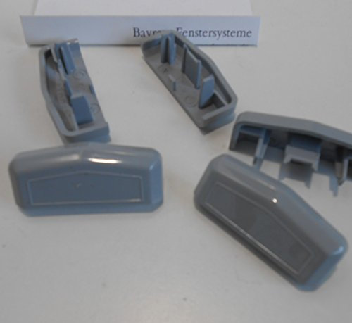 5x Gealan Wasserschlitzkappen Eckig in Wasserlochkappen Entwässerungsschlitze kappen