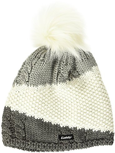 Eisbär Eden Lux Crystal MÜ Mütze, anthrazit/White/Graumele, One Size