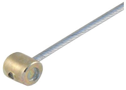 Seilzug Gas / Gaszug mit Tonnennippel zum Einhängen an Gasrolle Lenker - 1,2x2000mm - alle Vespa Modelle