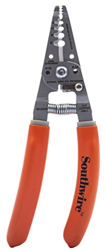 Southwire Tools & Equipment S612STR 4-10 AWG SOL & 6-12 AWG STR Manijas ergonómicas Pelacables