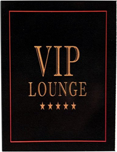 Kühlschrank Metall Magnet 6x8 cm Vip Lounge Nostalgie Tin Sign EMAG230