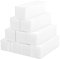 TRIXES 10 x Buffer Blocchi per Unghie Naturali, Acriliche e Gel - Levigatura e Lucidare Professionali - Set di Blocchi per Levigare Lima per Unghie - Accessorio per Pedicure Manicure - Bianco