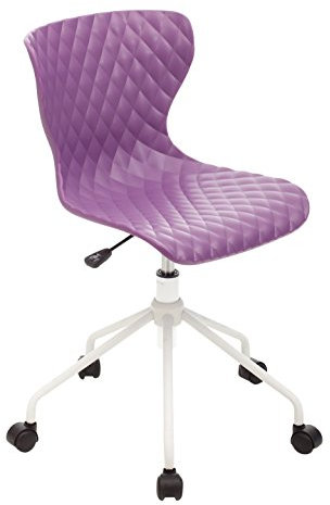 My_office Comics Sediolina, Poliuretano, Viola, 60.0x43.0x84.0 cm