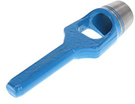 GEDORE Emporte-pièce pour matériaux tendres, Ø 37 mm, Caoutchouc, Cuir, Joints, Tissus, Rond, Longueur 205 mm, Emporte-pièce, 570037