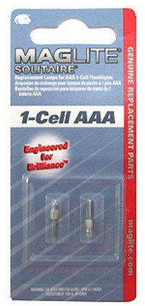 Mag Lite Glühlampe LK3A001, Solitaire, 2 Stück