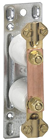 Legrand cosga LEG34388 Earth Bar Platinum Metal 150 x 45 mm