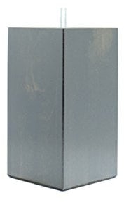 La Fabrique de Pieds AM20170031 Jeu de 4 Pieds de Lit Bois Teinte Wengé 15 x 8 x 8 cm