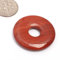Sweet & Happy Girl'S Store 30mm Ring Edelstein Roter Jaspis Perlen f¨¹r Ohrringe und Anh?nger (Inside 7 mm) 1 St¨¹ck Schmuck, die Anh?nger