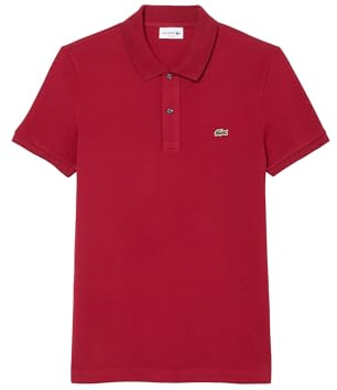 Lacoste Men's Slim Fit L.12.12 Piqué Polo Shirt, Bordeaux, XX-Large
