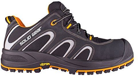 Solid Gear sg7300247 Falcon Sicherheitsschuhe S3 Größe 47 schwarz/orange