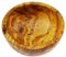 D.O.M. Olive Wood Madera de Olivo Redondo Cuenco para Ensalada/Frutas, Grano/Natural