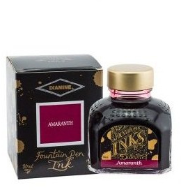 Diamine Fountain Pen Ink Bottle 80ml Amaranth