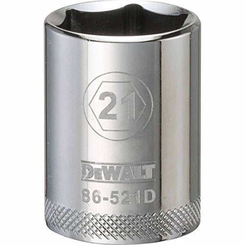 DEWALT DWMT86521OSP 6 Point 1/2'' Drive Socket 21MM