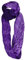 TigerTie Loop Schal in lila violett gemustert - Gr. 180 x 100 cm