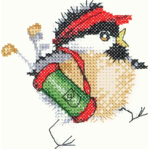 Kreuzstich Set mit Zählmuster Golf Küken (A)