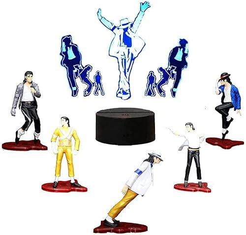 japatoys Set of 5 pcs Figure Box Set Michael Jackson Dolls