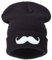 4soldHerren Strickmütze schwarz schwarz M/L, Schwarz - asap grey, One Size