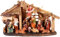 BRUBAKER Weihnachten Urlaub Dekoration Real Life Krippe stabil mit 11 Kunstharz Figuren Krippe (revidierte Paket) Designed in Germany