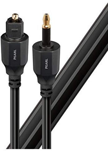 AudioQuest 1.5m Pearl Optical > 3.5mm Mini M Toslink Fiber-Optic Cable