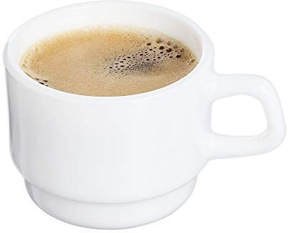 Arcoroc Restaurant - Set 12 tazas moka de vidrio opal 13cl
