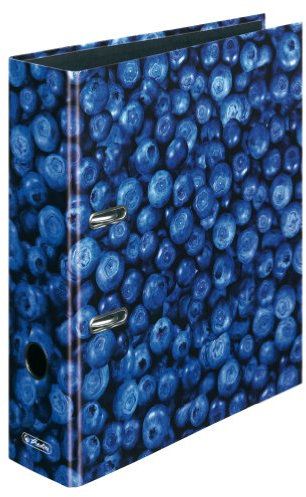 Herlitz Ordner A4, 80mm, Blaubeere