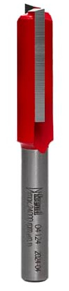 Freud 04-124: 3/8 (dia.) Double Flute Straight Bit with 1/4 shank, 2-1/2 overall length