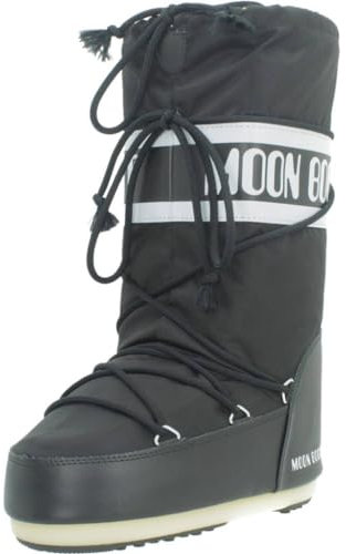 Moon Boot 140044, Stivali Invernali Unisex, Materiale suola: Gomma, Nero (Nero), 45/47 EU