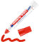 edding 950 Industrie Pastenmarker - rot - 1 Stift - Rundspitze 10 mm - Marker zum Beschriften von Metall, Stein, Holz - raue oder nasse Oberflächen - permanent, wasserfest