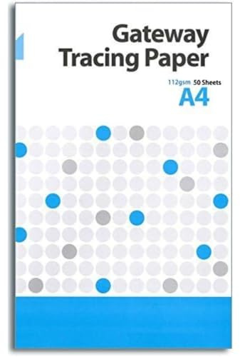 Gateway Natural Tracing Paper Pad A4 112gsm 50 Sheets