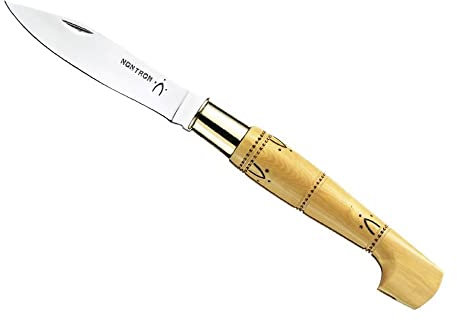 Nontron - Couteau Pliant Nontron N° 30 - Manche sabot en buis 13.5 cm