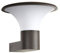 Trio Leuchten LED Außen-Wandleuchte, Aluminiumguss, inklusiv 1 x E27, 4 W, Höhe 22 cm, ø 27 cm, anthrazit 220160142, Schwarz